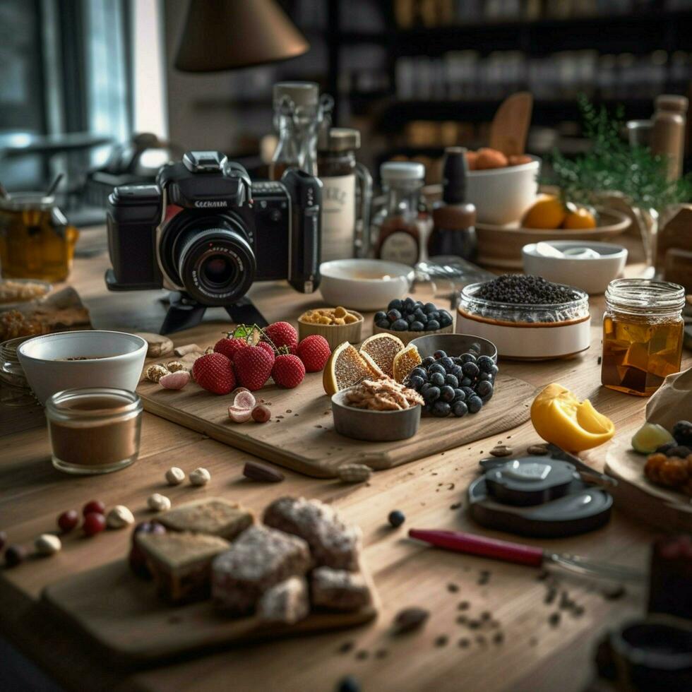 product shots of photorealistic professional food photo