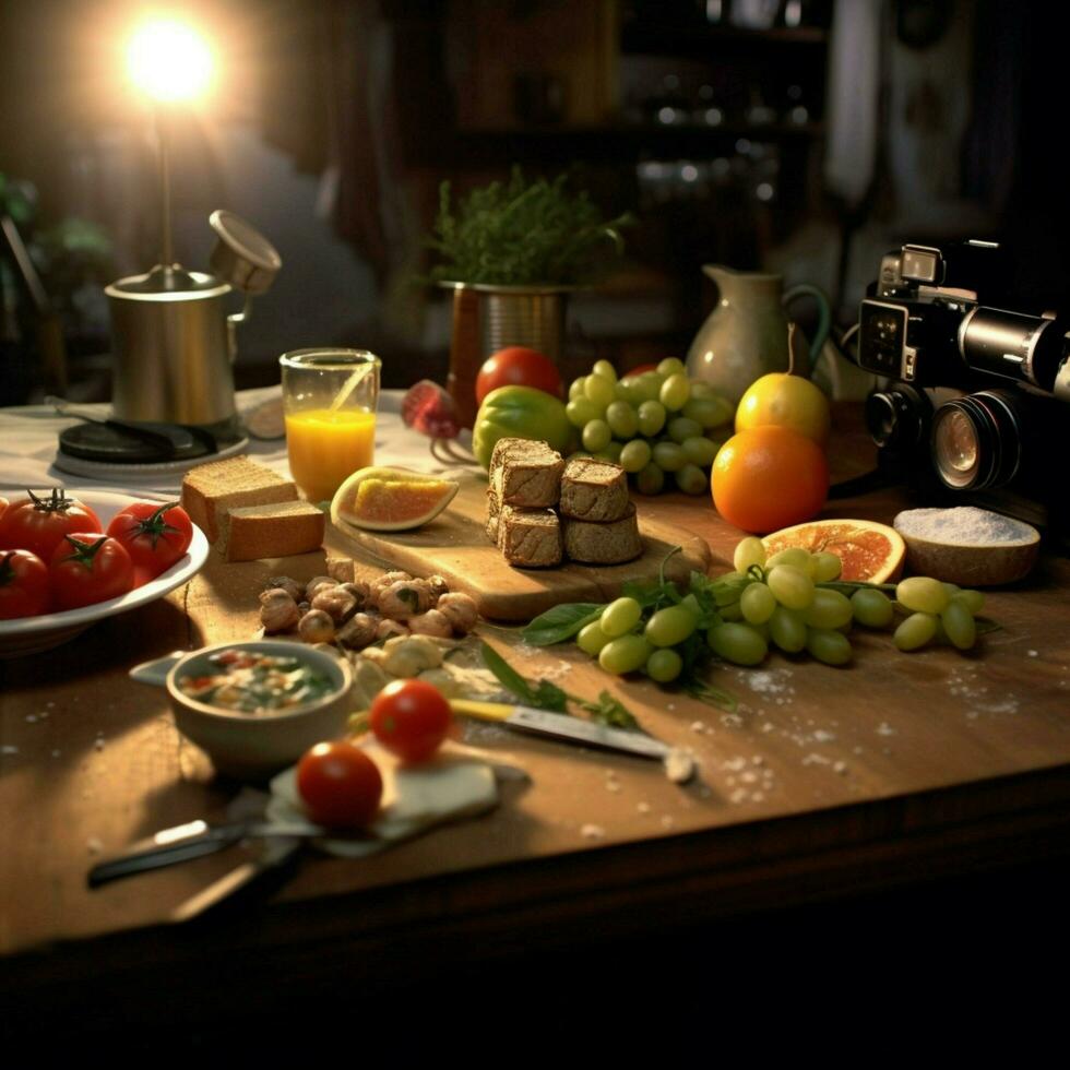 product shots of photorealistic professional food photo
