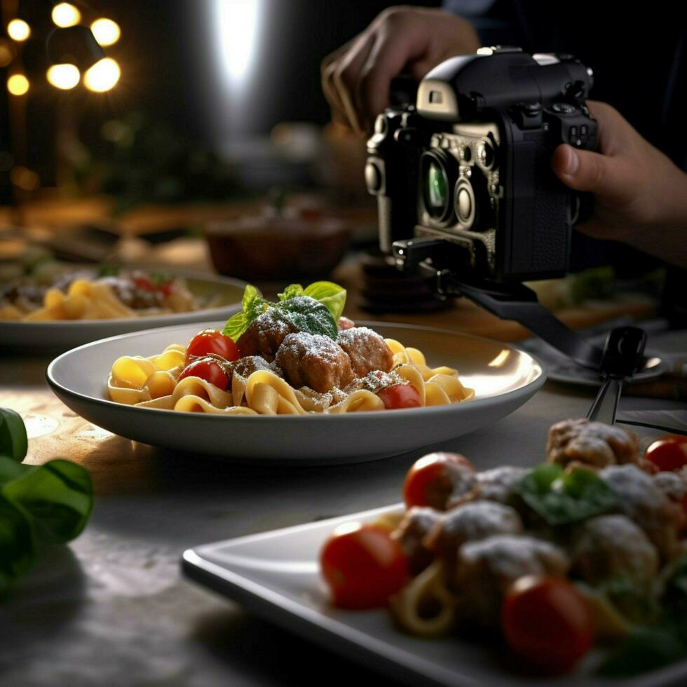 product shots of photorealistic professional food photo