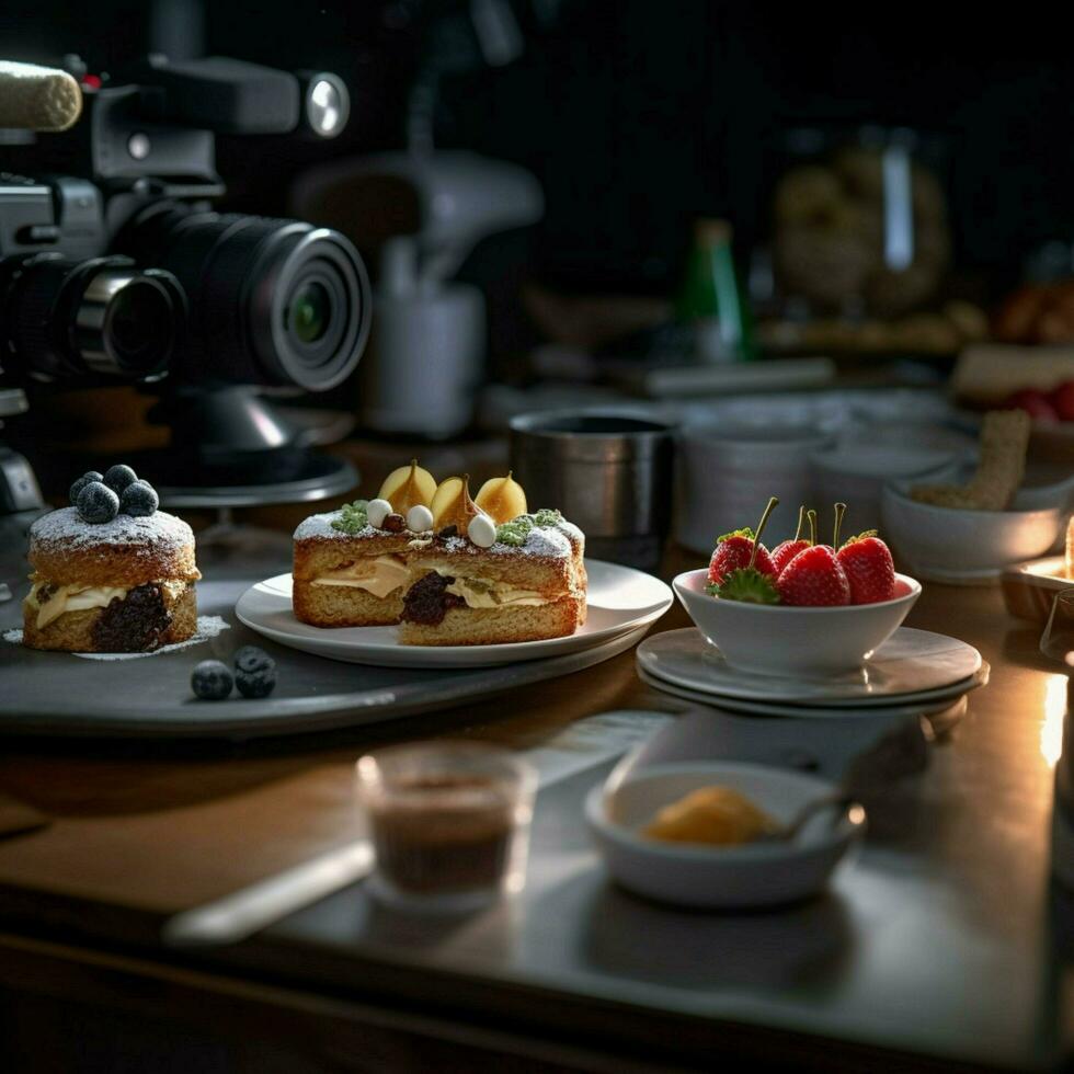 product shots of photorealistic professional food photo