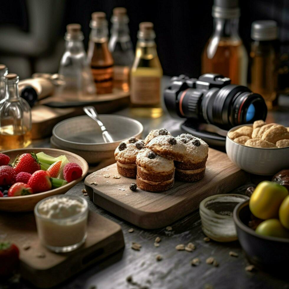 product shots of photorealistic professional food photo