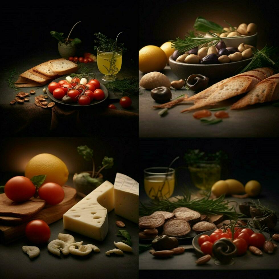 product shots of photorealistic professional food photo