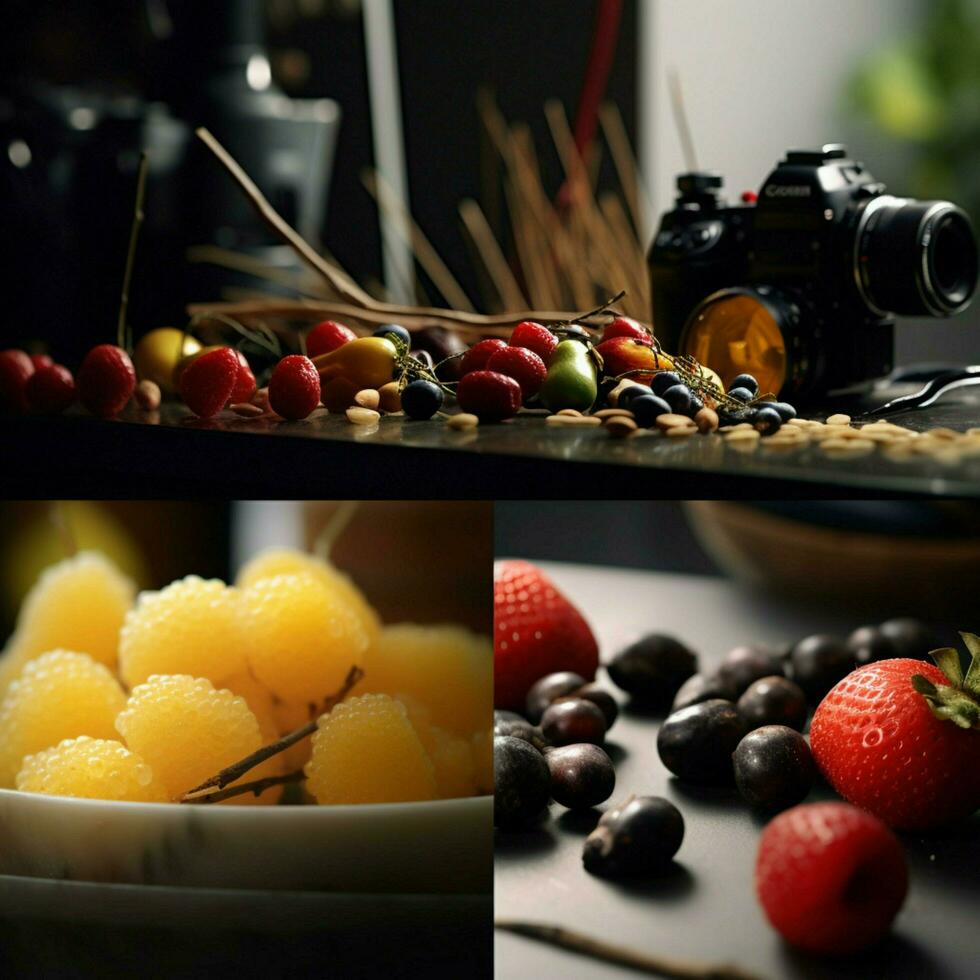 product shots of photorealistic professional food photo