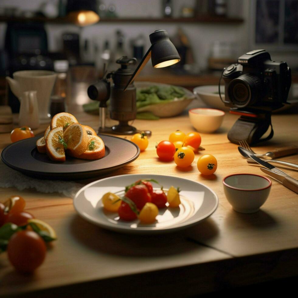 product shots of photorealistic professional food photo