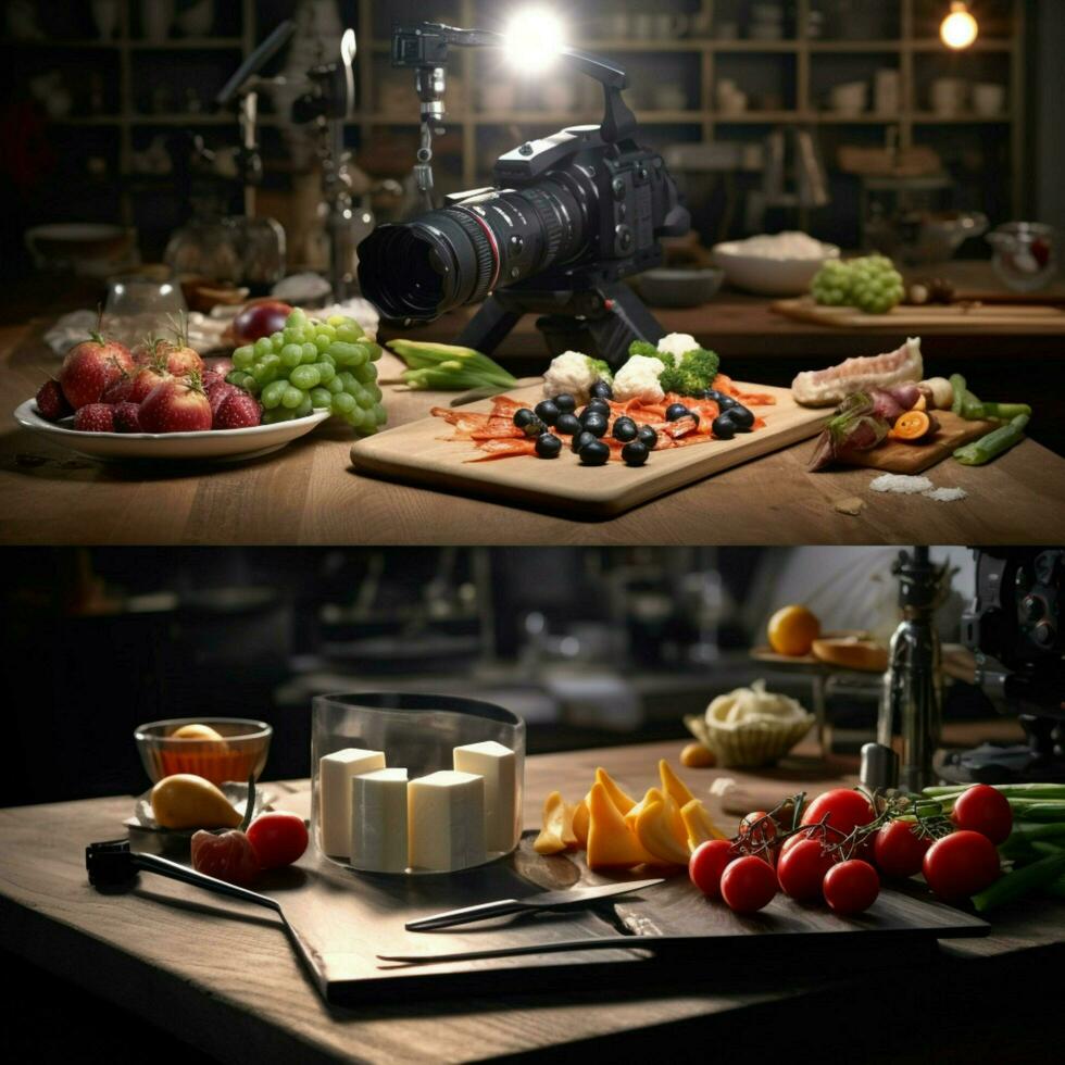 product shots of photorealistic professional food photo