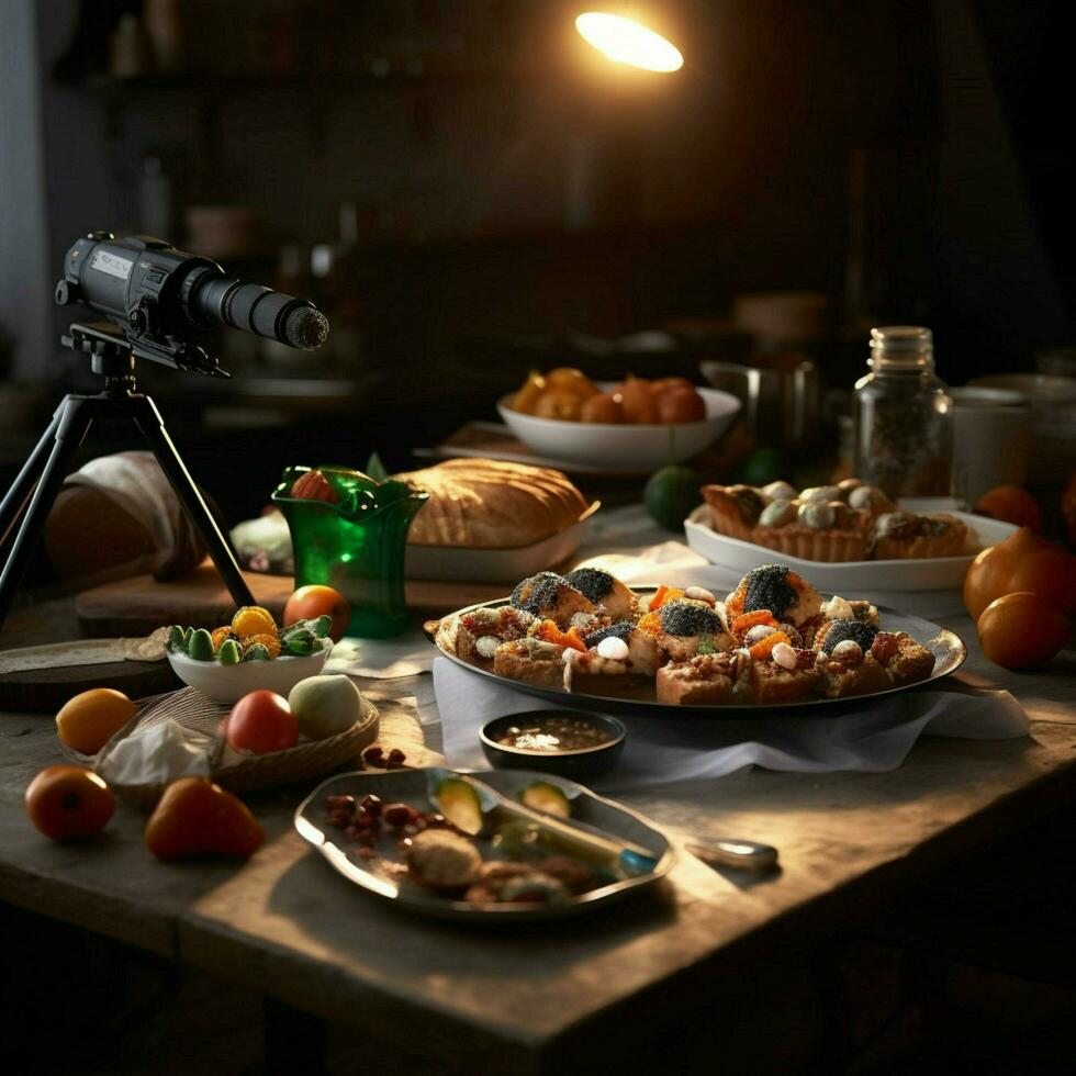 product shots of photorealistic professional food photo