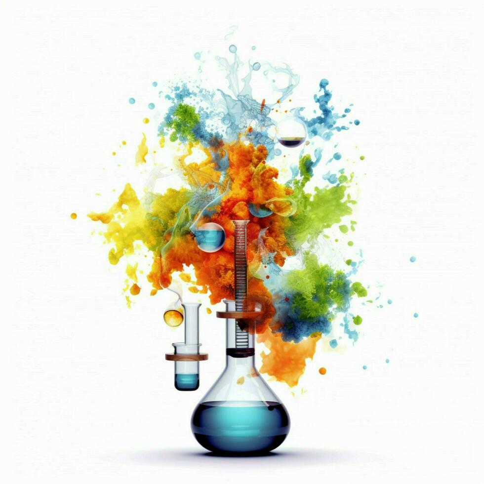 science with white background high quality ultra hd photo