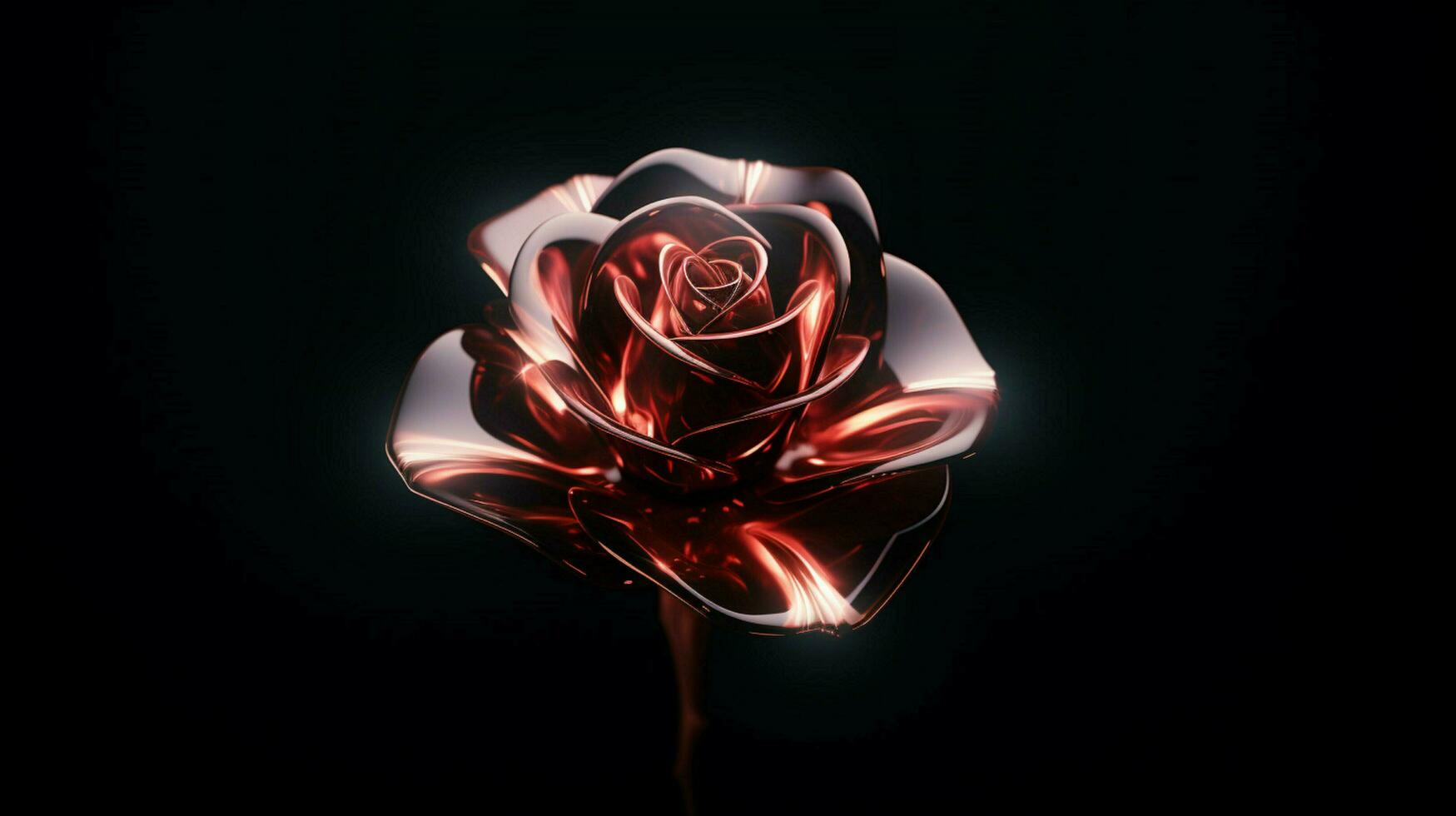 simple vectorial rose wallpaper black background photo