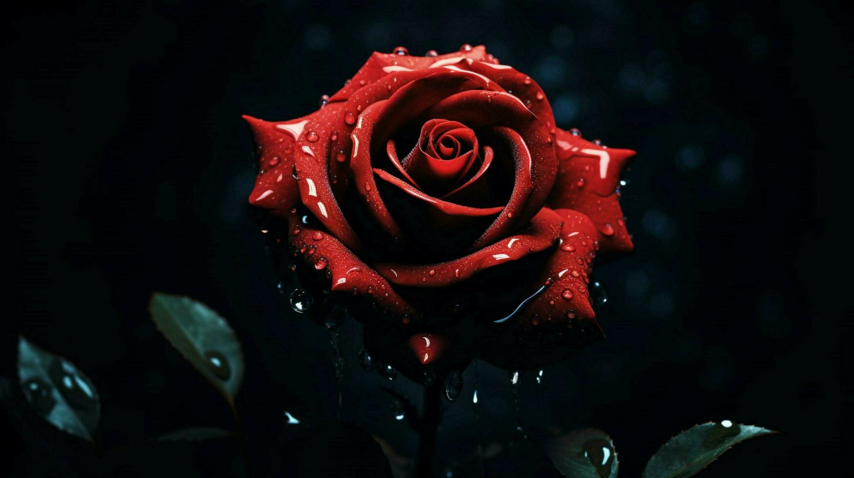 simple vectorial rose wallpaper black background photo