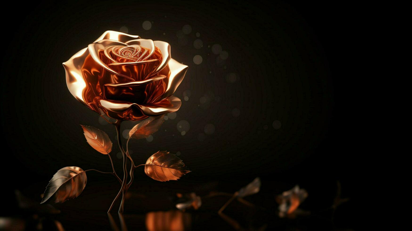 simple vectorial rose wallpaper black background photo