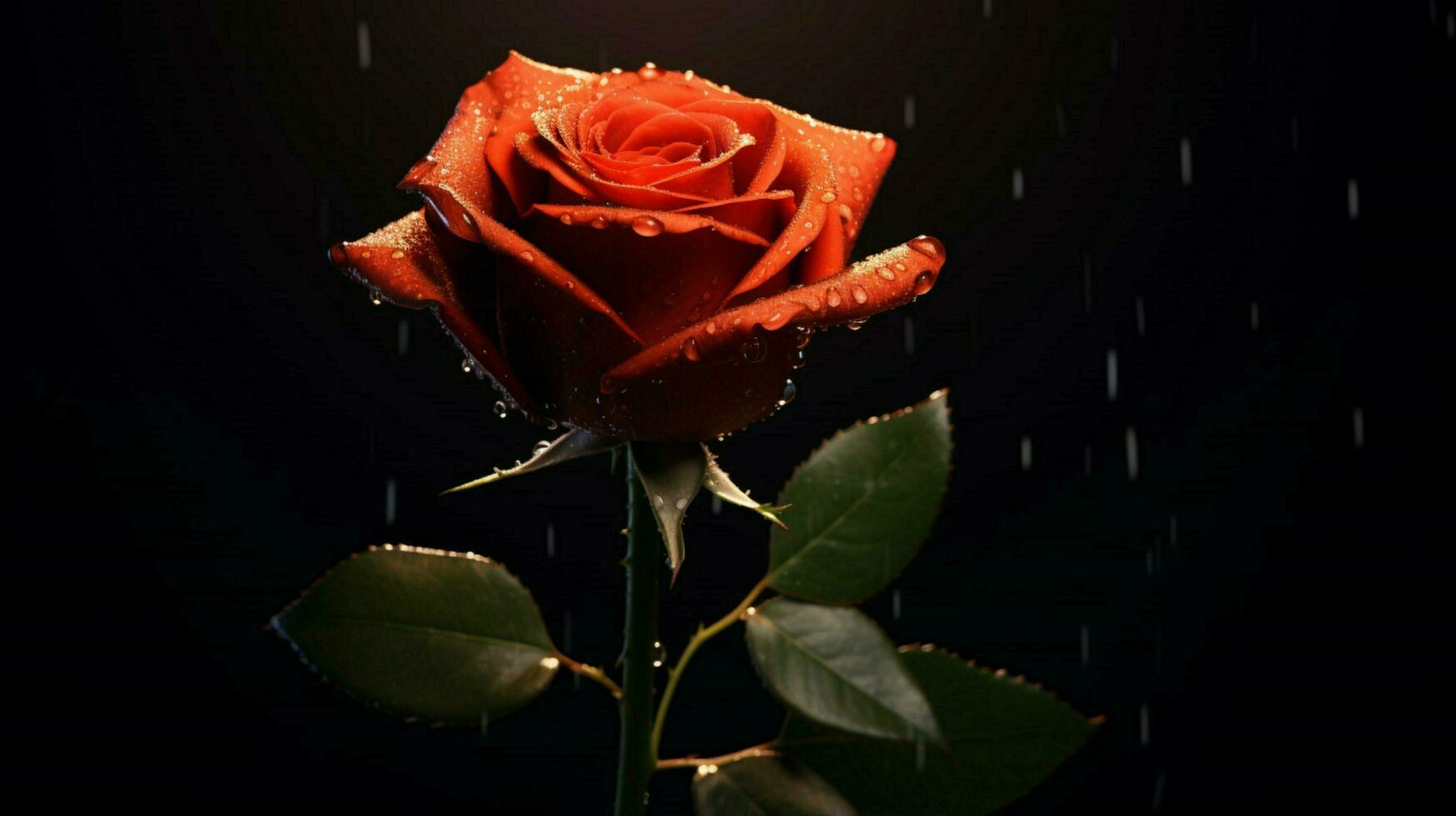 simple vectorial rose wallpaper black background photo