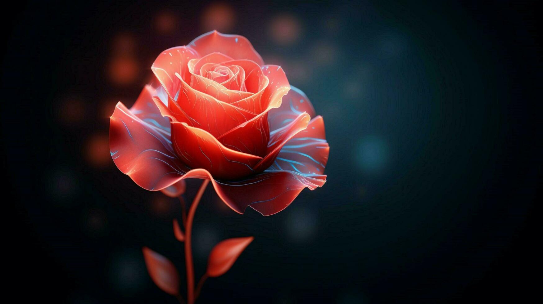 simple vectorial rose wallpaper black background photo