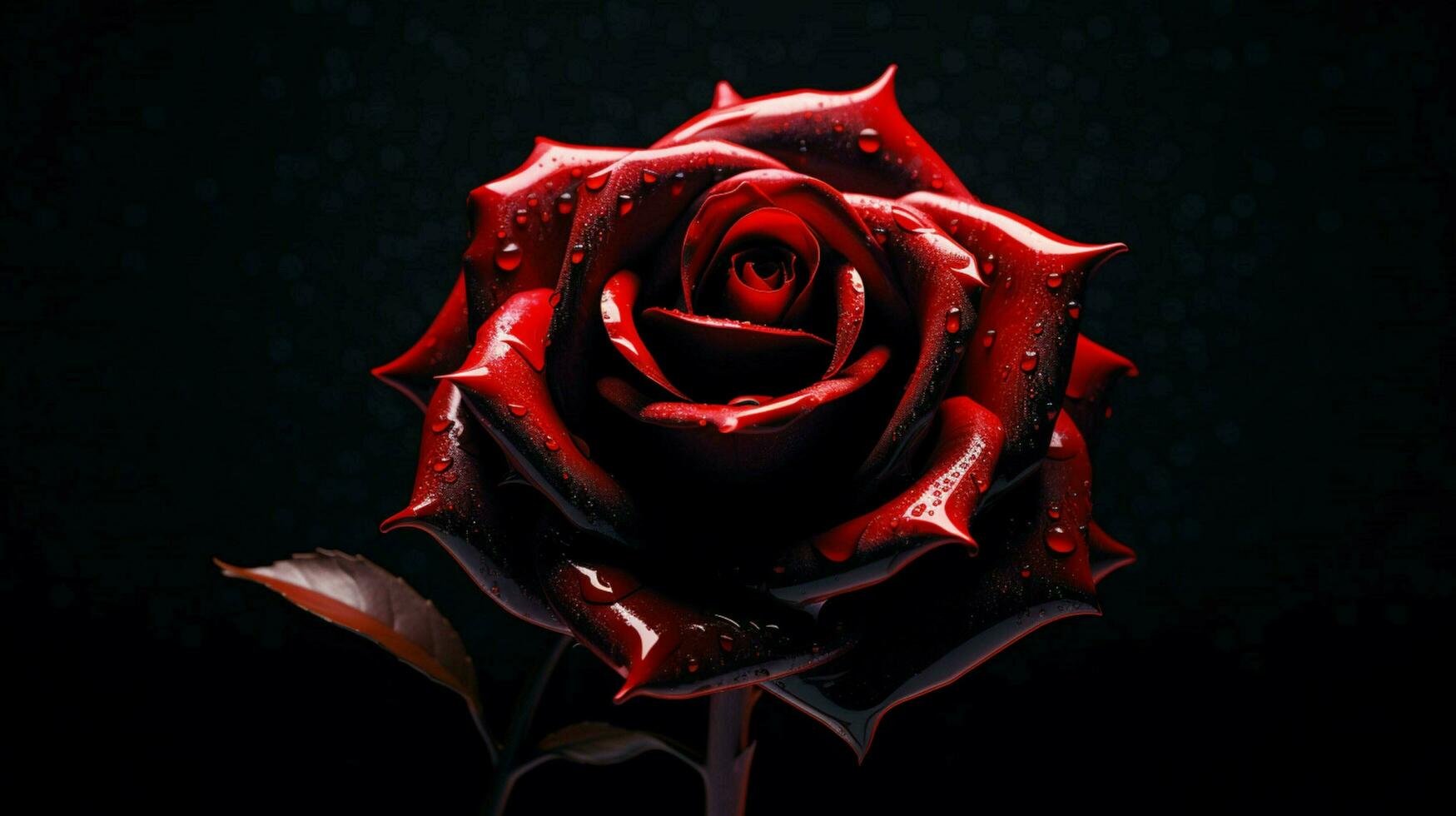 simple vectorial rose wallpaper black background photo