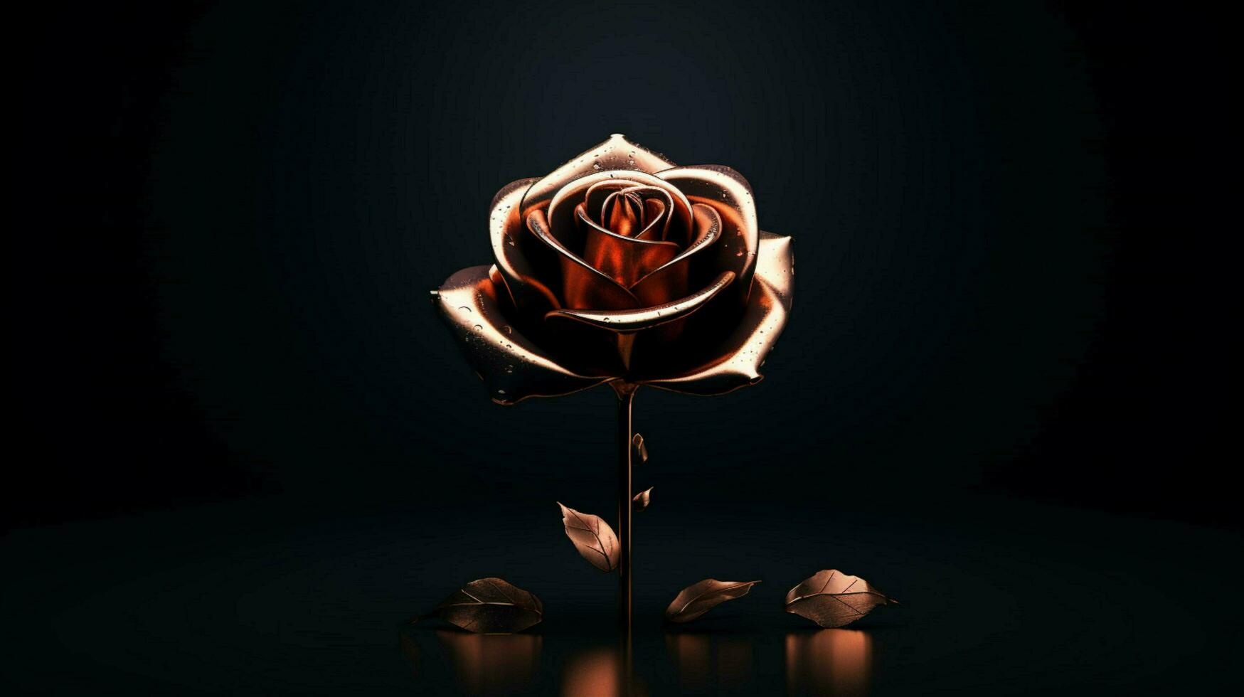 simple vectorial rose wallpaper black background photo