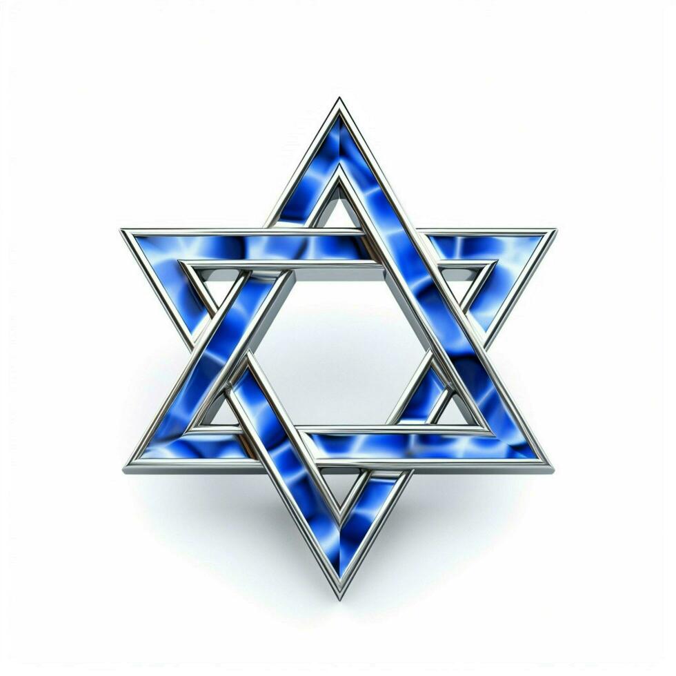 star of david with white background high quality photo