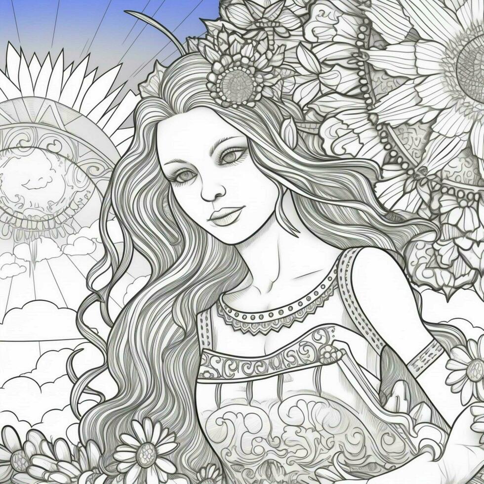 summer coloring pages high quality 4k ultra hd h photo