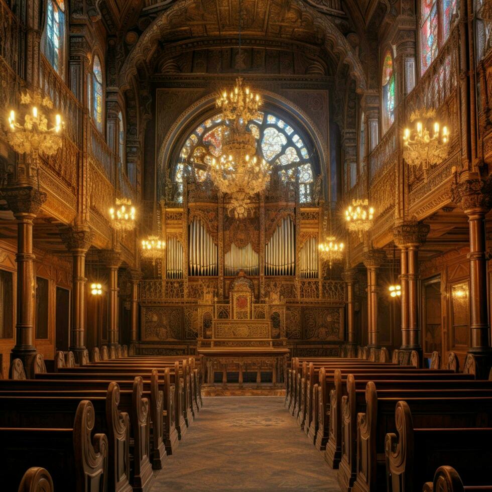 synagoge high quality 4k ultra hd hdr photo