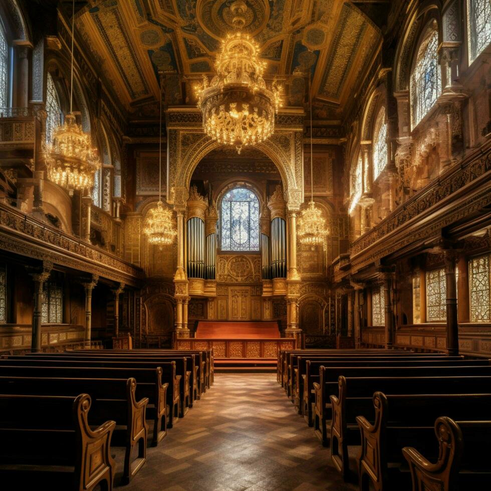 synagoge high quality 4k ultra hd hdr photo