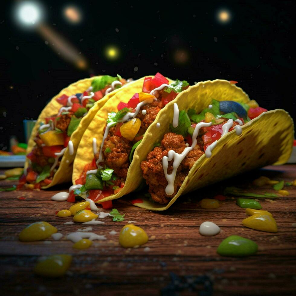 tacos high quality 4k ultra hd hdr photo