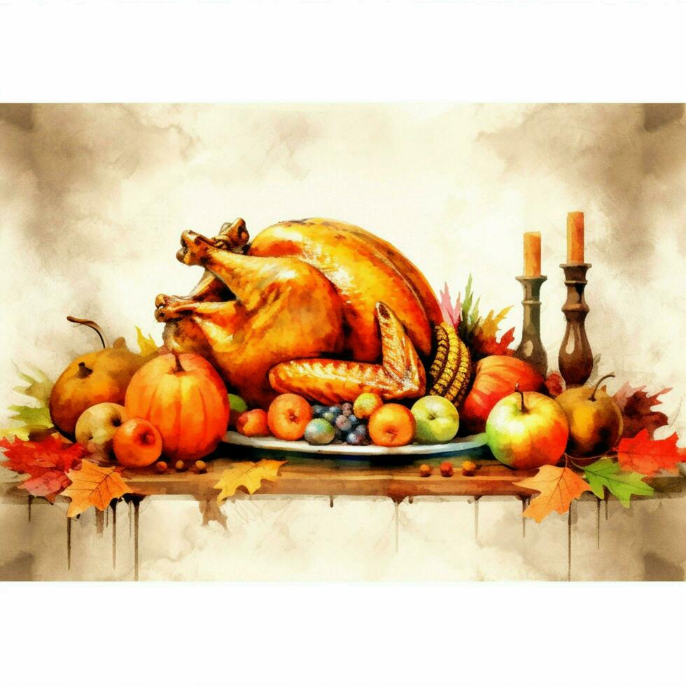 thanksgiving posters with white background high photo