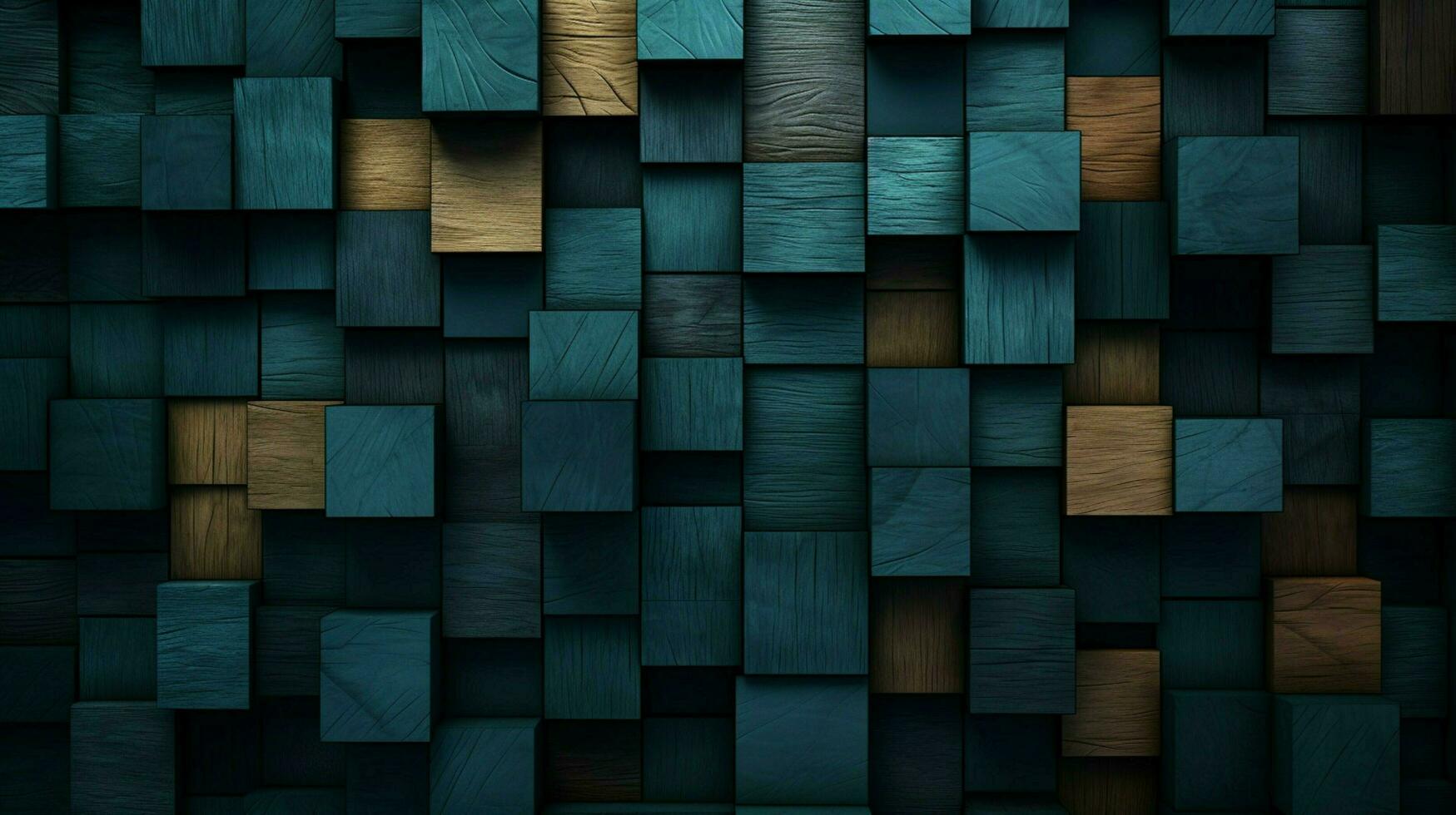 the tiled wallpaper made of wooden blocks photo
