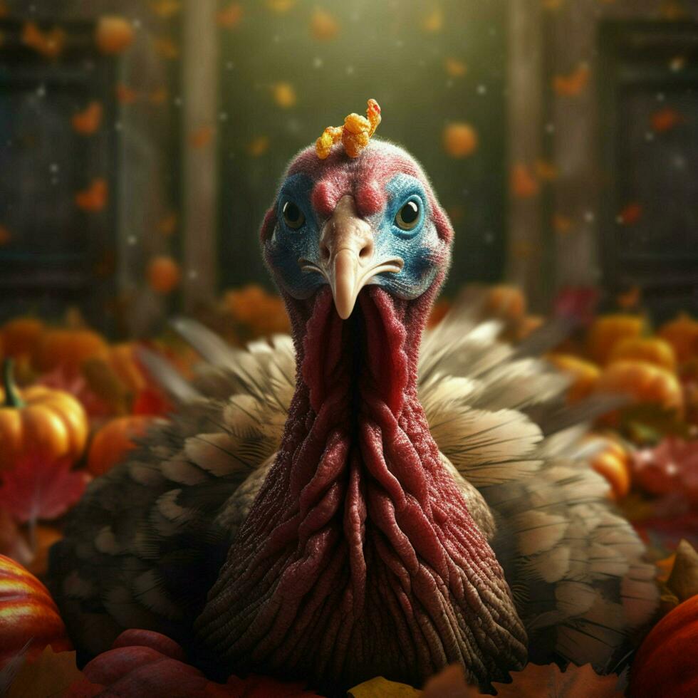 thanksgiving turkey high quality 4k ultra hd hdr photo