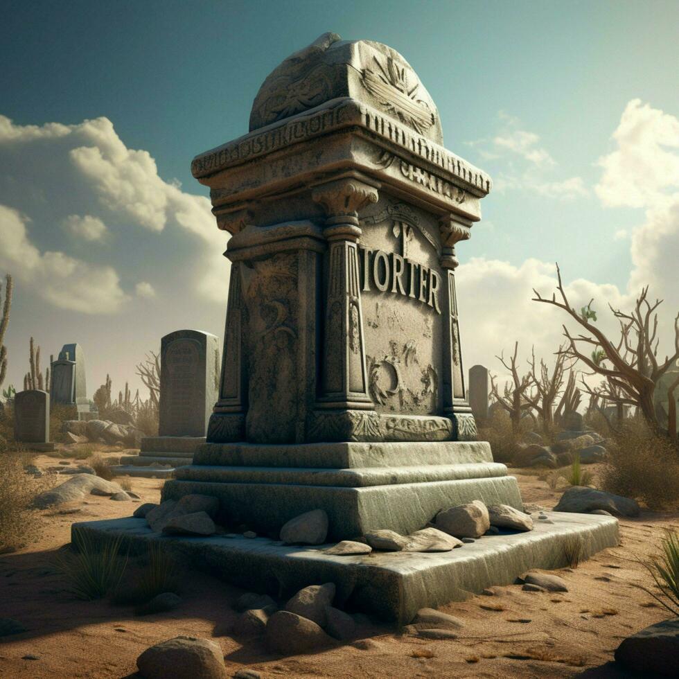 tombstone high quality 4k ultra hd hdr photo