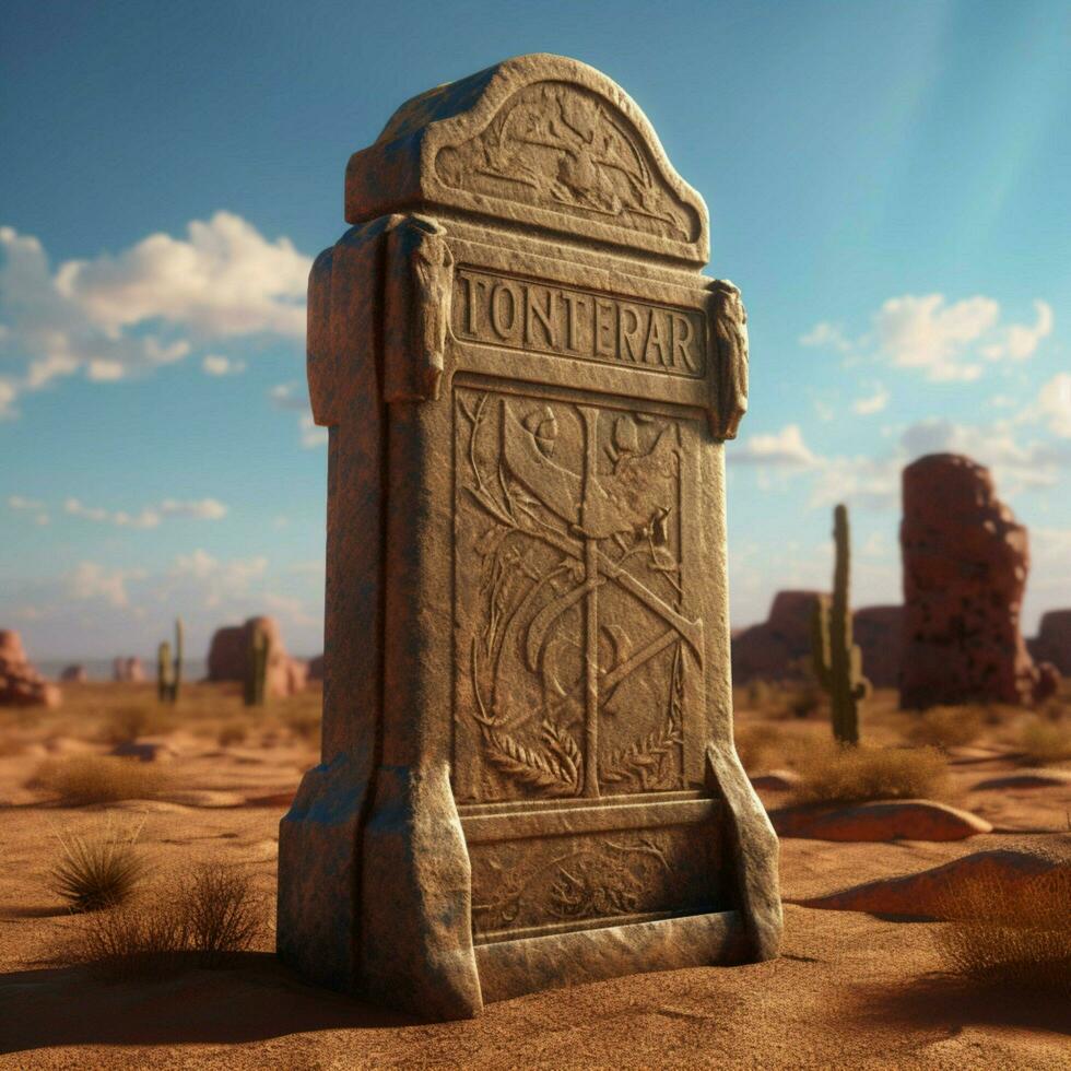 tombstone high quality 4k ultra hd hdr photo