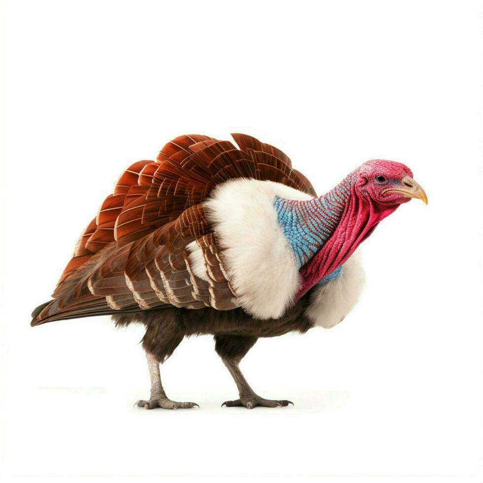 turkey with white background high quality ultra hd photo