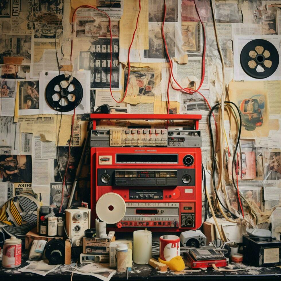 A DIY culture symbolized by mixtapes and homemade recordin photo