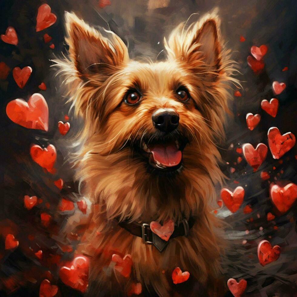 A captivating dog capturing hearts with its charm photo