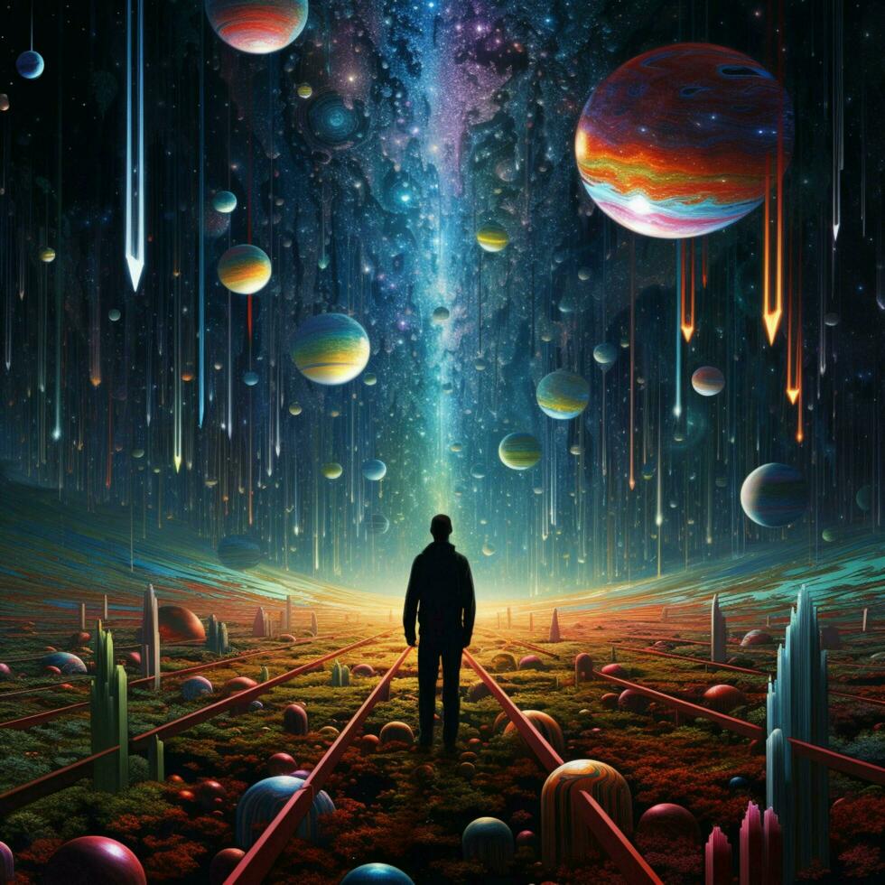 A meditation on the existence of parallel universes and photo