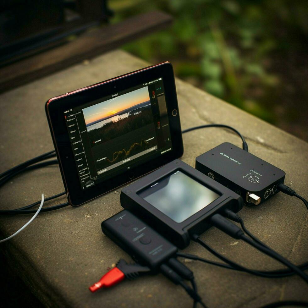 A portable medium for sharing tunes before digital streami photo