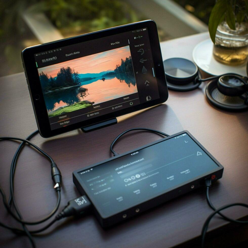 A portable medium for sharing tunes before digital streami photo