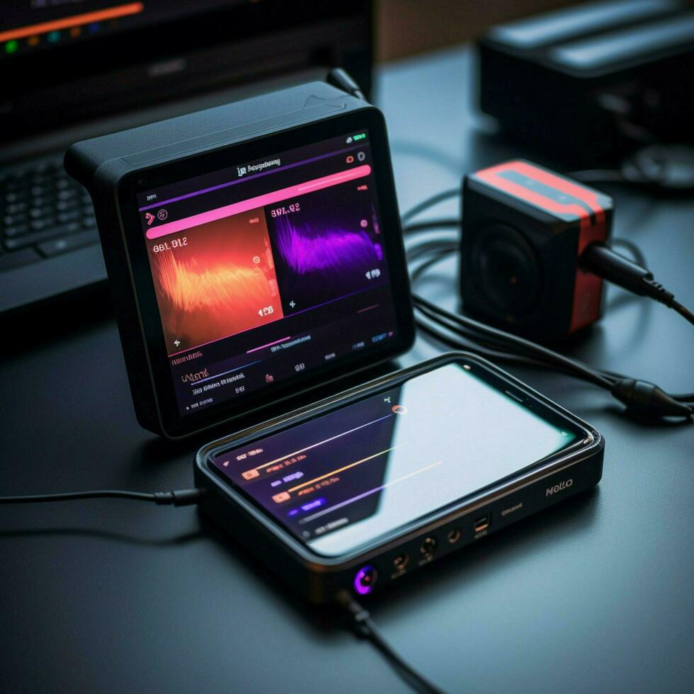 A portable medium for sharing tunes before digital streami photo