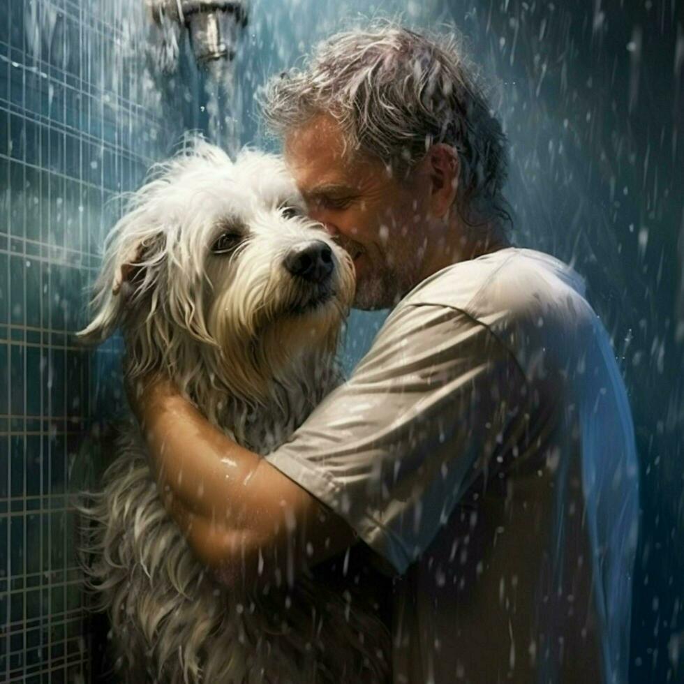 Affectionate beings showering their owners with love photo