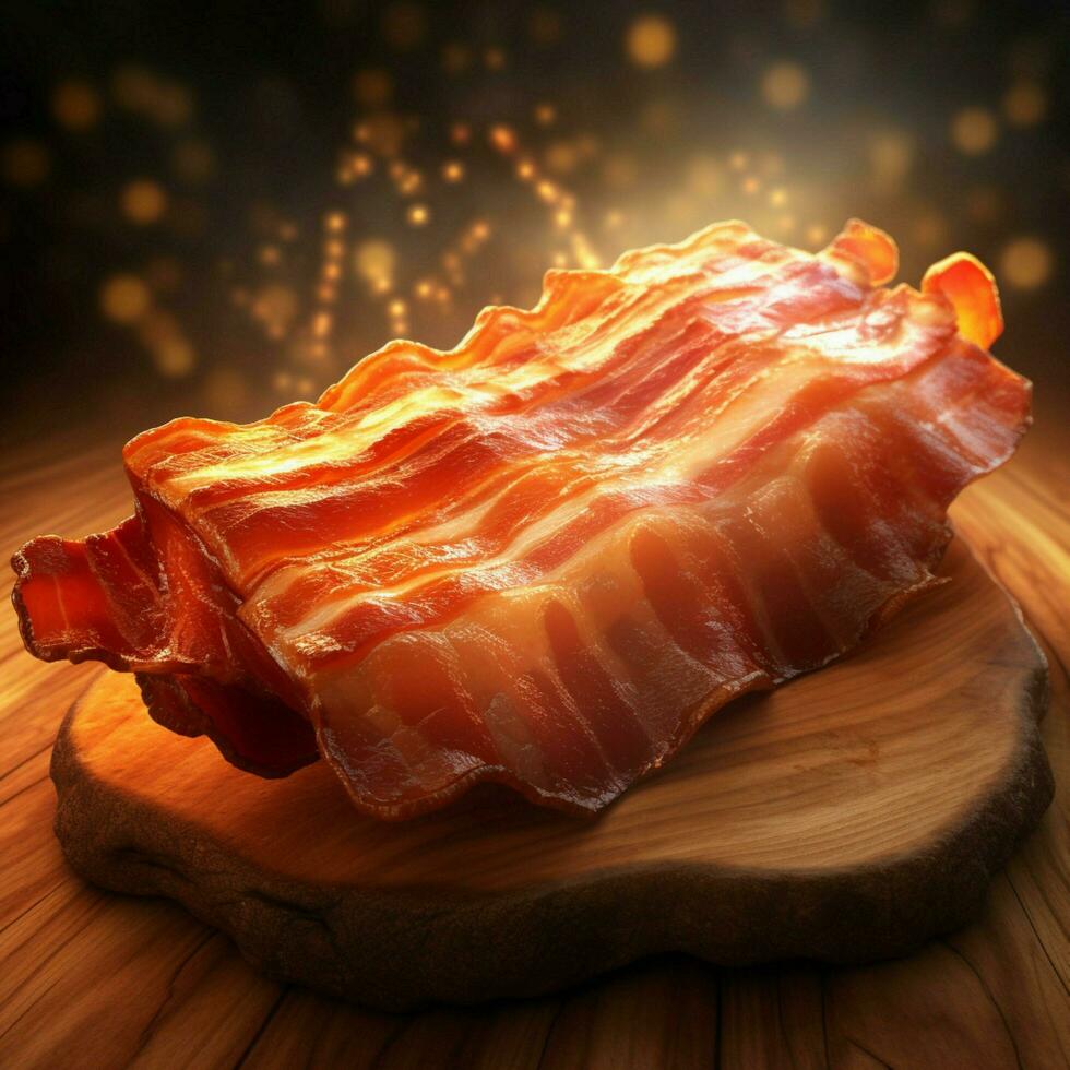 Bacon high quality 4k hdr photo