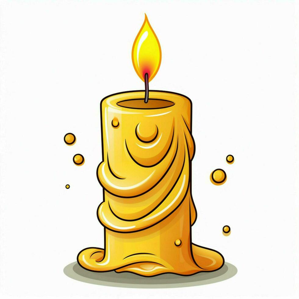 wax candle melting cartoon 27013056 Vector Art at Vecteezy