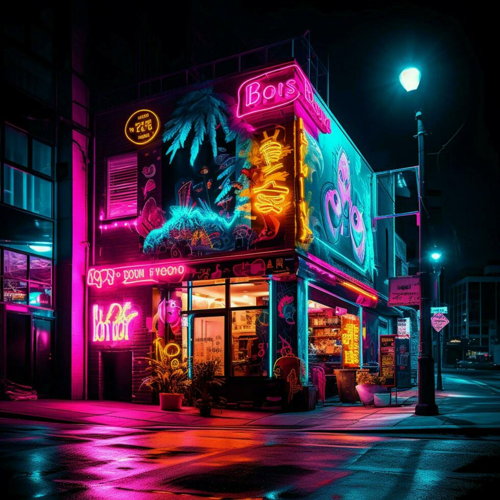 Captivating neon compositions that speak to the soul photo