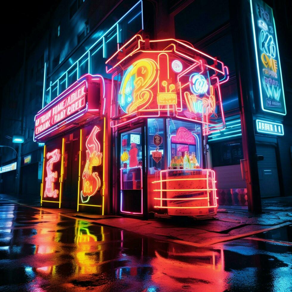 Captivating neon compositions that speak to the soul photo