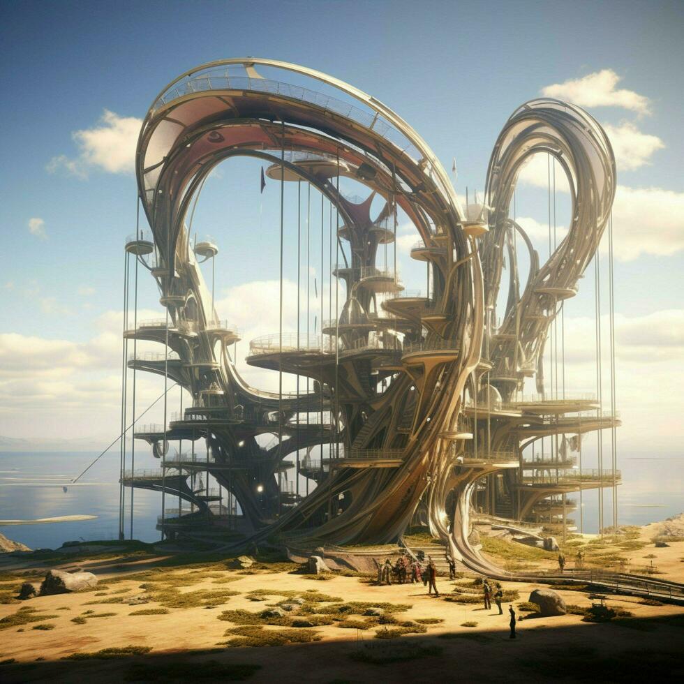 Chimeric structures high quality ultra hd 8k hdr photo