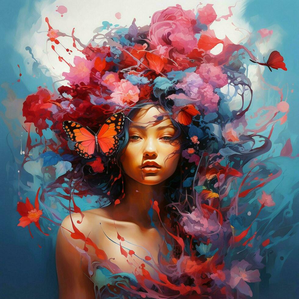 Combining elements of different art styles to create a uni photo