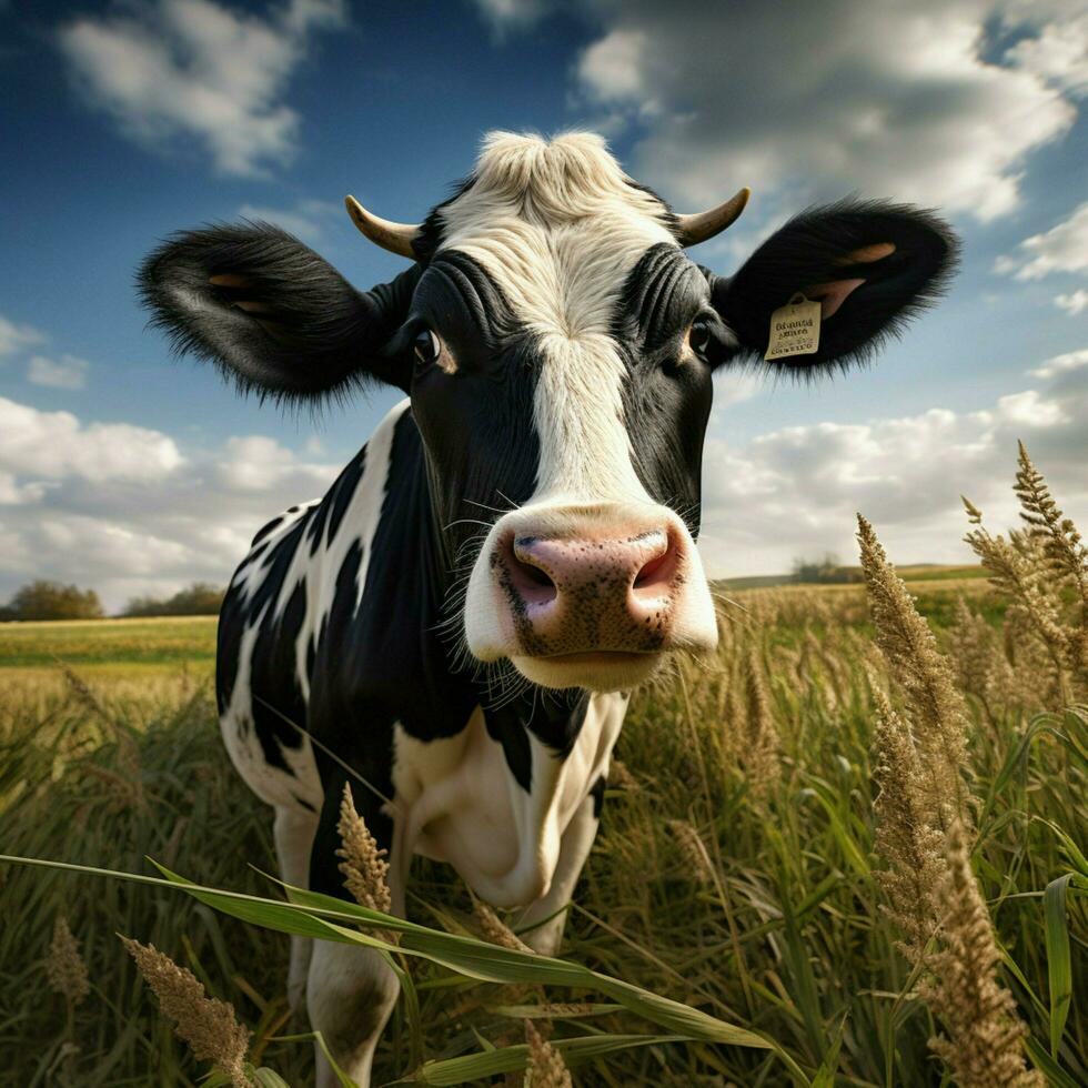 Cow high quality hdr 16k ultra hd photo