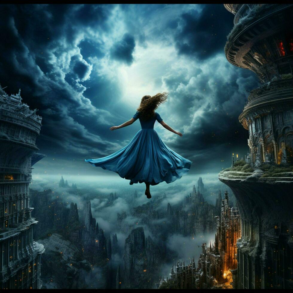 Defying gravity high quality ultra hd 8k hdr photo