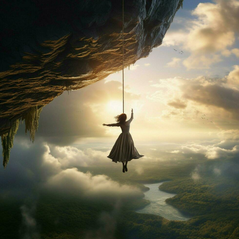 Defying gravity high quality ultra hd 8k hdr photo