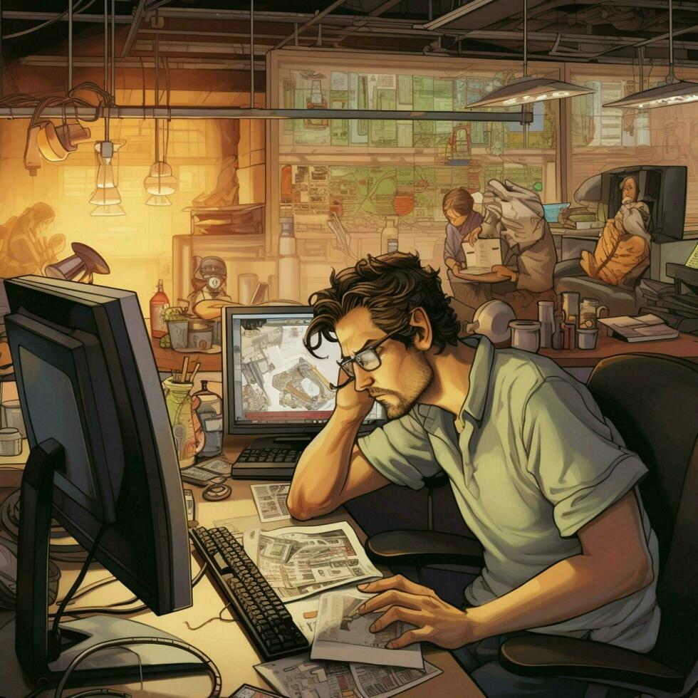 Depict the role of software developers and IT professional photo