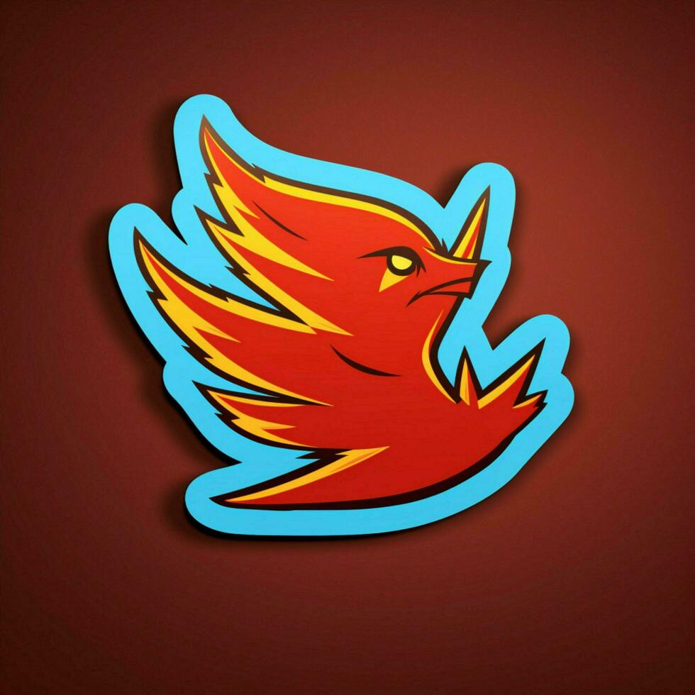 Design a sticker representing a popular hashtag or viral t photo