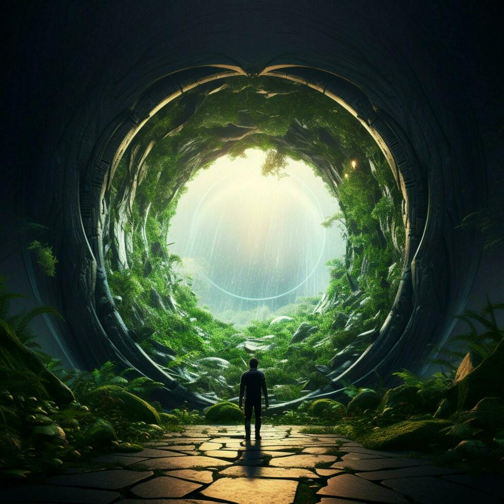 Dreamlike portals high quality ultra hd 8k hdr photo