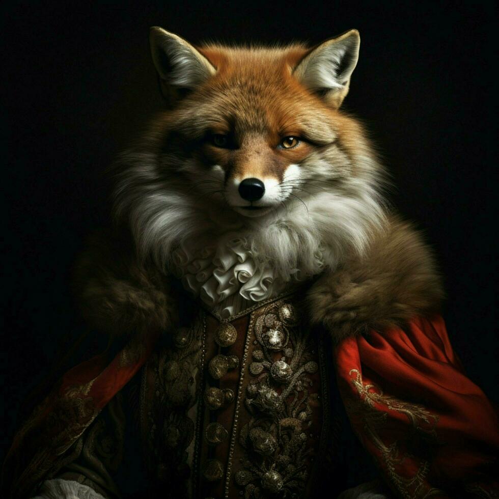 Elegant creature with a royal coat of fur photo