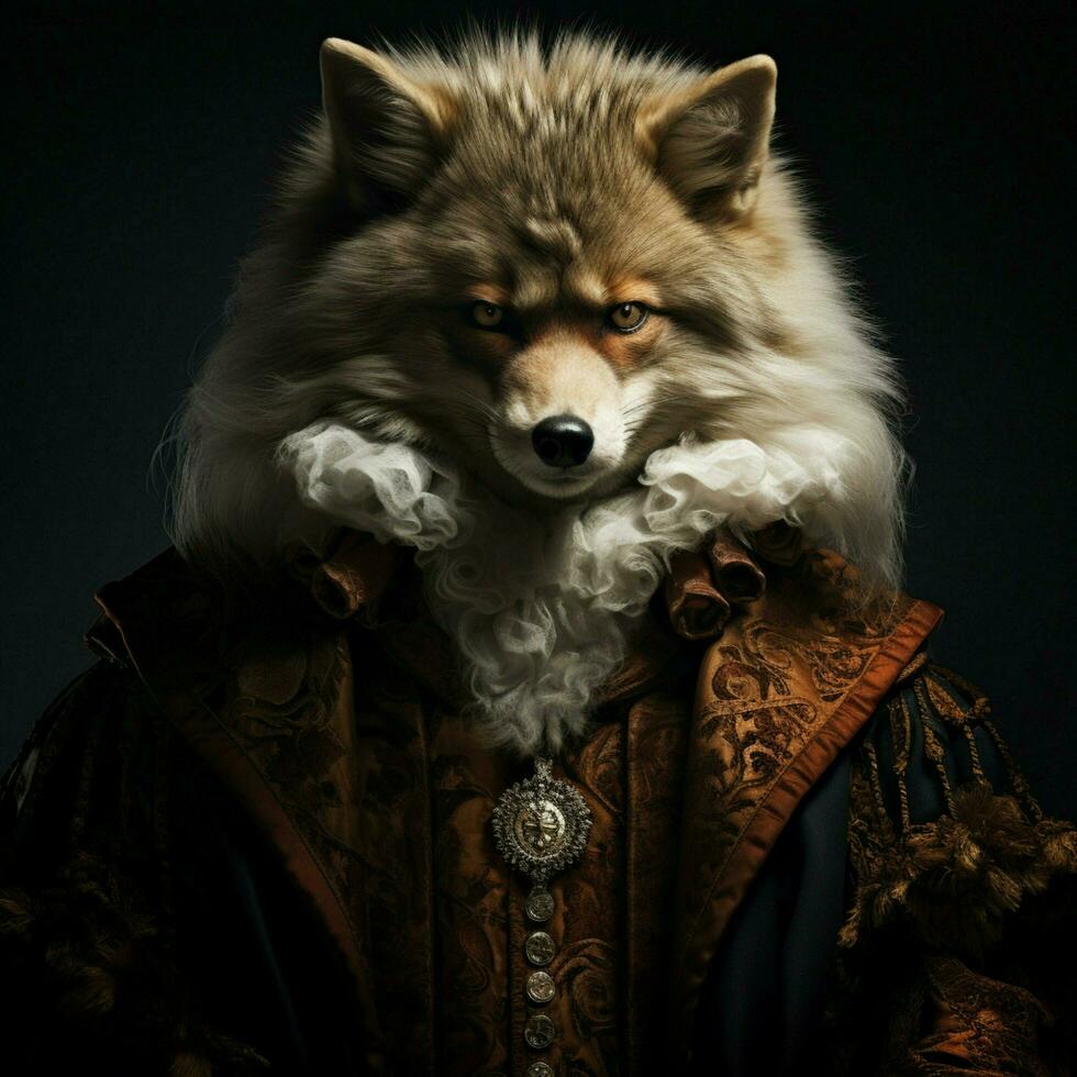 Elegant creature with a royal coat of fur photo